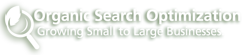 Organic Search Optimization. Growing Small to Large Businesses
